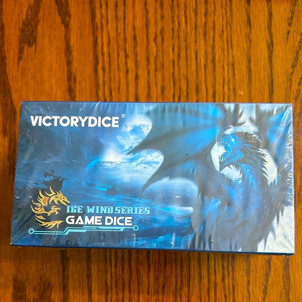 DND -Victorydice Ice Wind Series Game Dice Model# VTD 01. New
